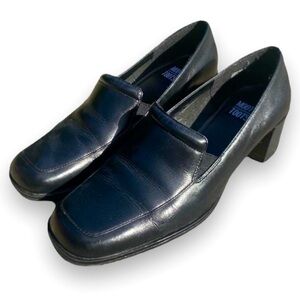 mootsies tootsies vintage black loafer heels